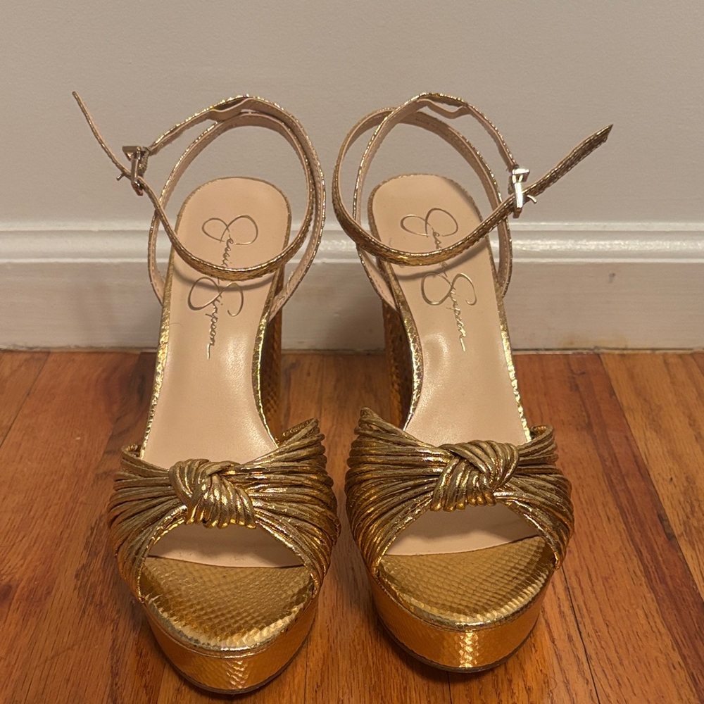 Gold Platform Sandals